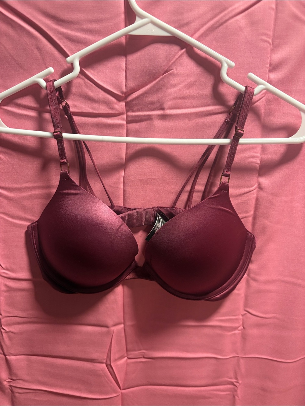 Victoria's Secret Burgundy Push-Up Bra